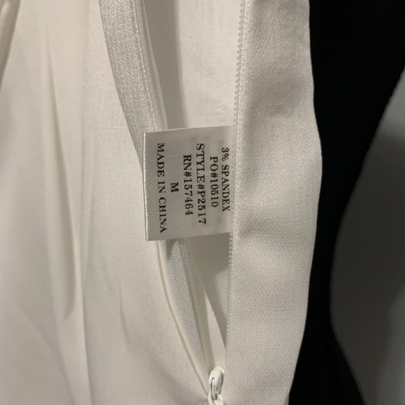 NWT White Wide Leg Pants - Picture 6 of 7